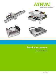 HIWIN - osie z elektrycznym silnikiem liniowym LMX, LMV, LMH